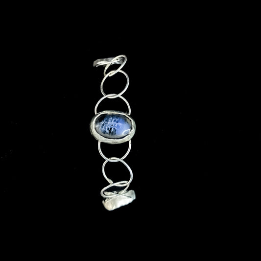 Sterling Silver Sodalite Bracelet