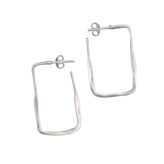 Rectangular Hoop Earrings